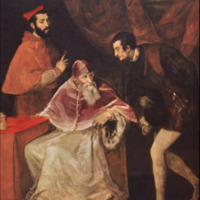 Pope Paul III with his Grandsons