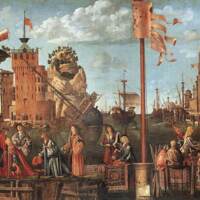 Meeting of the Betrothed Couple &amp; Departure of the Pilgrims